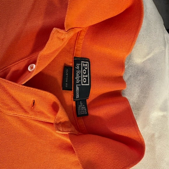 Polo by Ralph Lauren Men's Orange Shirt - Picture 2 of 2